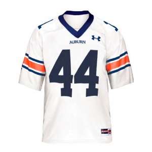  Auburn Tigers  No. 44  Youth White Under Armour Replica 