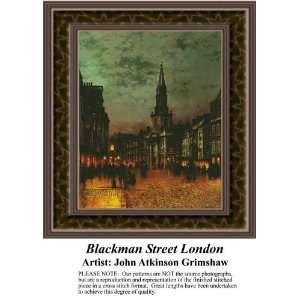  Blackman Street London, Cross Stitch Pattern PDF  