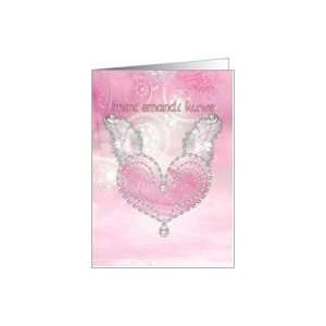  Imini emandi kuwe pink diamond heart with wings Card 