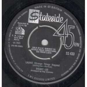  LAURIE 7 INCH (7 VINYL 45) UK STATESIDE 1965 DICKEY LEE Music