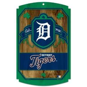 Detroit Tigers Wood Sign   11x17