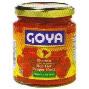 Goya Red Hot Pepper Paste 8 oz   Rocoto  Grocery & Gourmet 