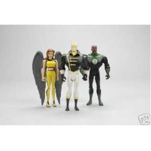   Action Figures 3 Pack (Green Lantern, Hawkgirl, The Ray) Toys & Games