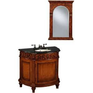 Chelsea Wide Single Sink Cabinet And Mirror Set:  Home 