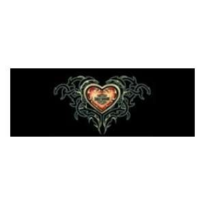 Glasscapes 60037 Harley Davidson Viney Heart Motorcycle Window Graphic 