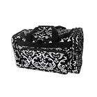Damask Luggage   3 Piece Set   Black Fuchsia items in Handbags More 