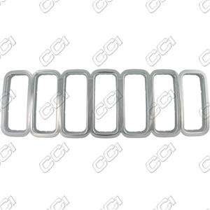 05 06 07 JEEP LIBERTY CHROME GRILLE INSERT OVERLAY  