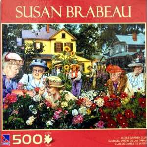  Art of Susan Brabeau LADIES GARDEN CLUB Puzzle 500 Piece 