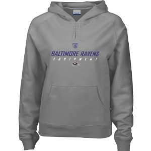 Reebok Baltimore Ravens Womens Equipment Hoodie:  Sports 