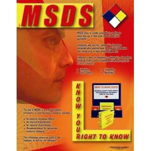  MSDS Safety Poster (18 x 24 inch) Industrial & Scientific