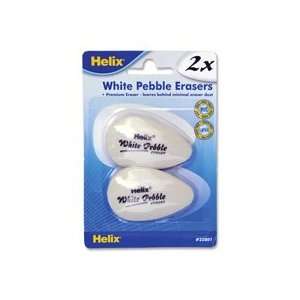  Helix Premium White Pebble Erasers