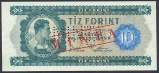 Hungary 10 Forint 1946 MINTA (SPECIMEN)  