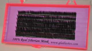 100% Real Siberian Mink Individual Single Strand Eyelash Extensions by 