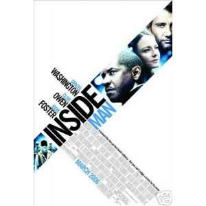  Inside Man Double Sided Original Movie Poster 27x40