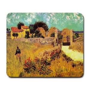   Farmhouse in Provence By Vincent Van Gogh Mouse Pad