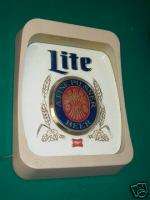 Miller Lite A Fine Pilsner Beer Light Bar Sign  
