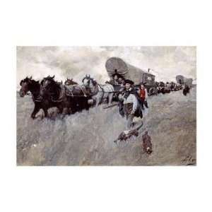  Howard Pyle   The Connecticut Settlers Entering The 