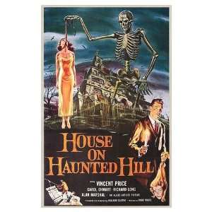  House on Haunted Hill Movie Poster, 11 x 17 (1959)