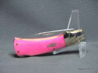 New!! Rough Rider Lockback Knife HOT Pink Series RR1091  