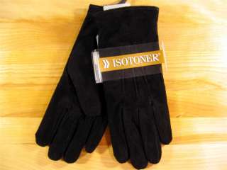 New Isotoner Gloves Material Suede with polyester fleece lining 