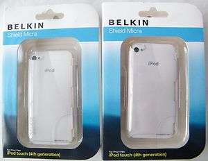   Belkin Ipod Touch 4G Cases Lot of 2 Shield Micra F8Z646TTC01  