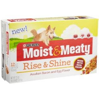 Moist & Meaty Rise & Shine (6 Ounce) Dog Food, 12 Count Pouches (Pack 