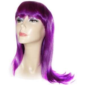  Synthetic Long Wig In Purple Beauty