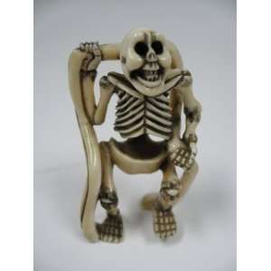  Netsuke Skeleton Toys & Games