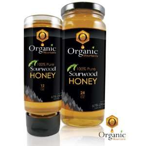 Organic Mountains 100% Pure Honey   Sourwood   Combo Pack