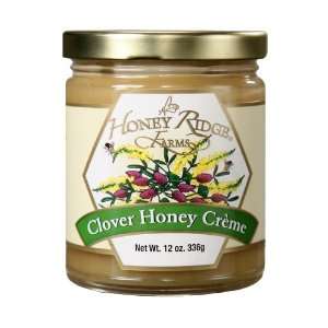 Honey Ridge Farms Clover Honey Creme:  Grocery & Gourmet 