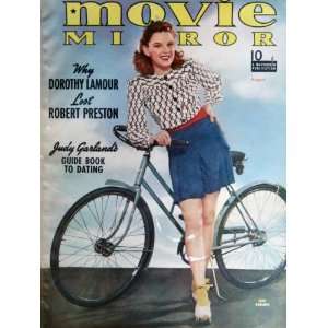 Movie Mirror magazine JUDY GARLAND August 1940 Movie Mirror  