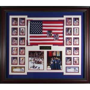 Miracle On Ice   Signed & Framed   Collage Display  Sports 