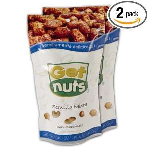GetNuts Caramelized Mixed Nuts 142 Gr (Package of 2) from Costa Rica 