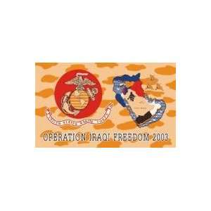   Military Flag   Marines Operation Iraqi Freedom: Office Products