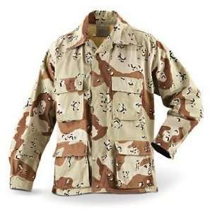  Military Issue 6 Color Desert Camouflage BDU Shirt 
