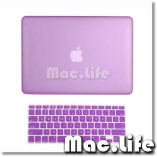 NEW! Rubberized Hard Case for New Macbook White 13 A1342 +Keyboard 