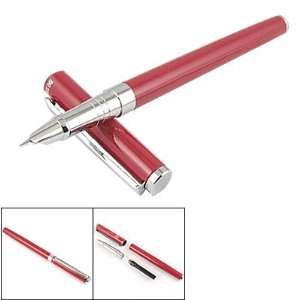   Piston Filler 0.3mm Hooded Nib Red Metal Fountain Pen