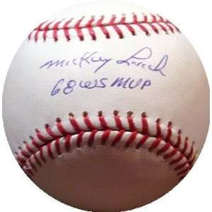 Mickey Lolich autographed Baseball inscribed 68 WS MVP