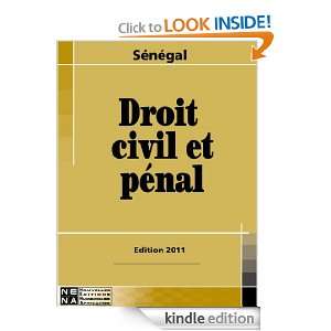 Droit civil et pénal (French Edition) Sénégal  Kindle 