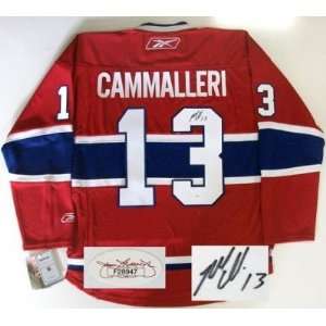  Mike Cammalleri Signed Jersey   Montreal Canadiens Jsa 