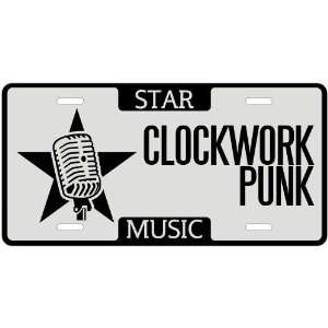 New  I Am A Clockwork Punk Star   License Plate Music  