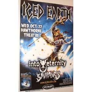  Iced Earth Poster   Concert Flyer