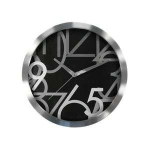  Metal Wall Clock   Silver (12)