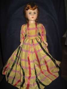 Vintage 18 Strung Hard Plastic NANCY ANN STYLE SHOW Doll  