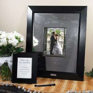  Engraved Signature Picture Frame with Photo Mat Health 