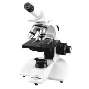  `Inclined Monocular Microscope With 10x  40x 100x Lens 