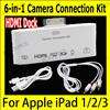   HDMI Dock Adapter AV USB Cable Camera Connection Kit For Apple iPad 2