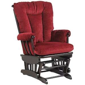  Lainey Merlot Upholstered Glide Rocker Chair: Kitchen 
