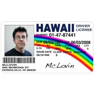 Hawaii Driver Licence