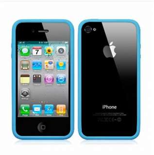 Blue Bumper Frame Case Skin Cover for iPhone 4 4G 4th  